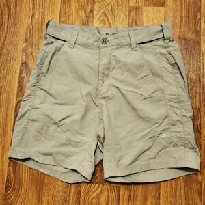 HUK Fishing Shorts Men Medium Beige‎ Knife Pocket Outdoors Performance